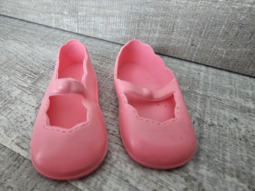 Pink Mary Jane Doll Dress Shoes W Scallop Made for 18" American Girl Dolls #36